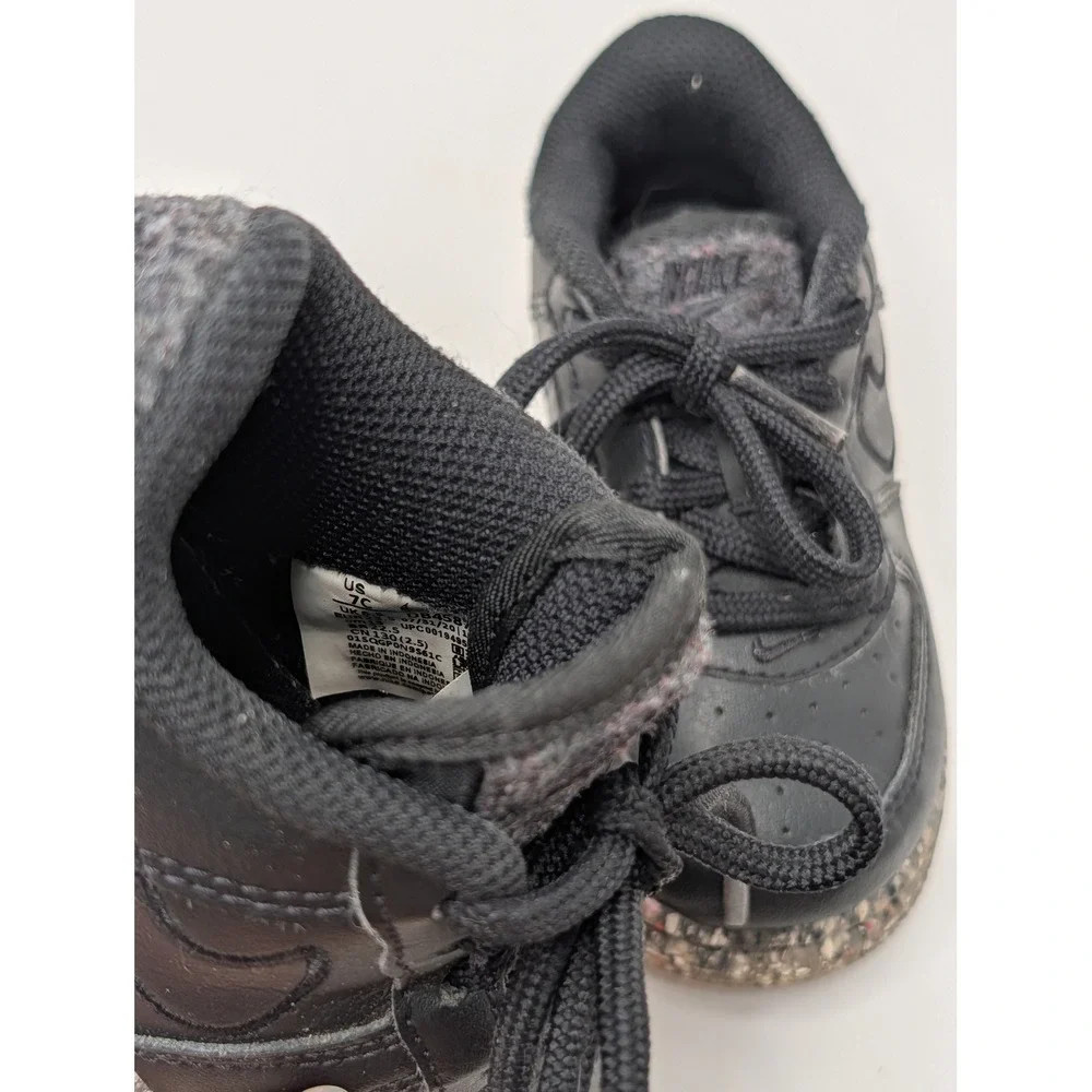 Nike Force 1 Crater Toddler Sneakers Black Nike Grind Shoes 7C DB4587-001